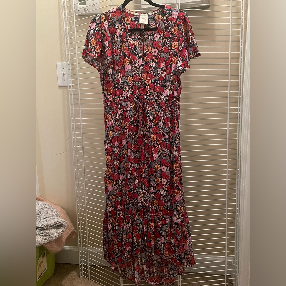 Target flower maxi dress - never worn